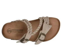 Women's White Mountain Haziest Footbed Sandals