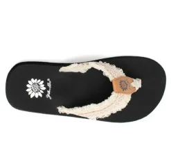 Women's Yellow Box Fianni Flip-Flops