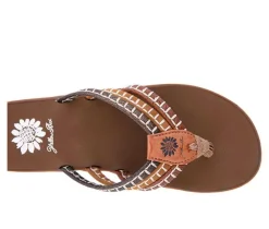 Women's Yellow Box Fitzen Flip-Flops