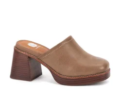 Women's Yellow Box Ivaria Platform Clogs