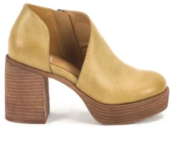 Women's Yellow Box Loredo D'Orsay Platform Clogs
