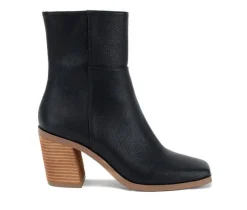 Women's Yellow Box Maora Low Calf Heeled Booties