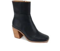 Women's Yellow Box Maora Low Calf Heeled Booties