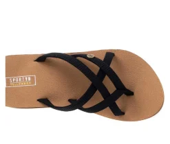Women's Yellow Box Misaki Flip-Flops
