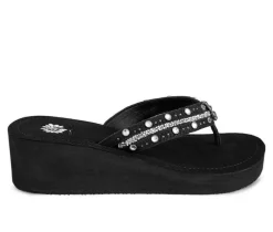 Women's Yellow Box Terell Wedge Flip-Flops