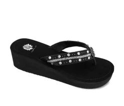 Women's Yellow Box Terell Wedge Flip-Flops