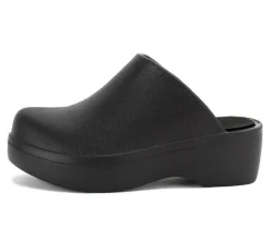 Women's Yellow Box Zippy Platform Clogs